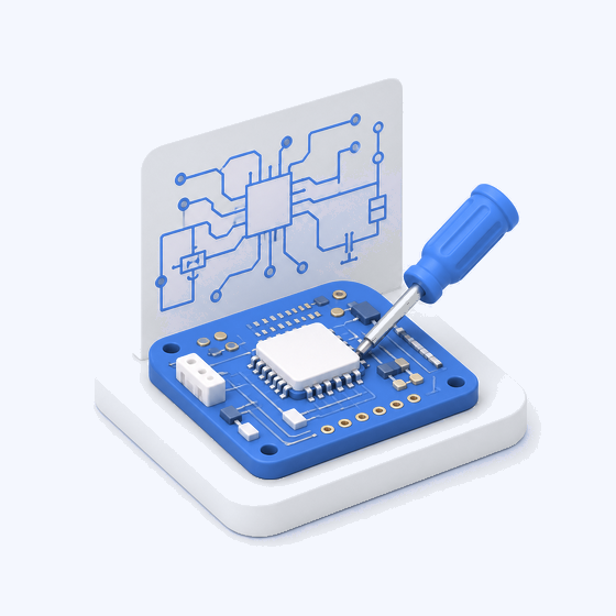 硬件模块开发 3D 模型配图